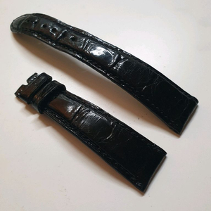 불가리 정품 블랙 악어가죽 시계 엘리스트랩