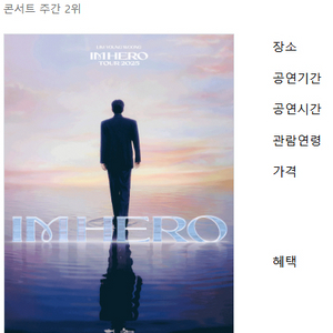 임영웅 콘서트 12/19~12/20 날짜별로 팝니다.