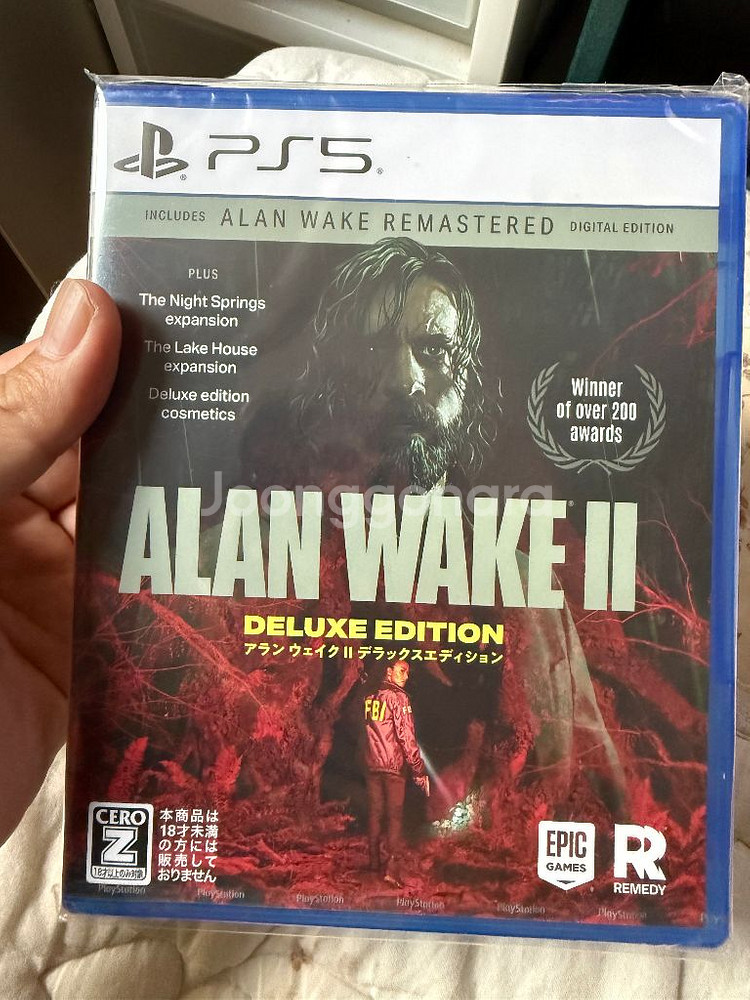 PS5 앨런웨이크2 디럭스 일판(한글지원됨) 미개봉--1