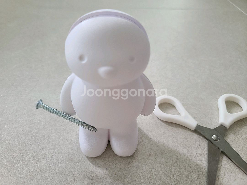 퀄리 테디베어 가위겸 클립홀더--3