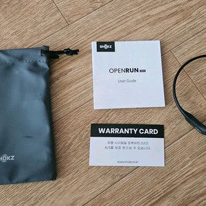 샥츠 골전도 이어폰 팝니다. shokz s803