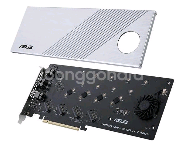 ASUS 하이퍼 M.2 X16 PCIe NVMe SSD--2