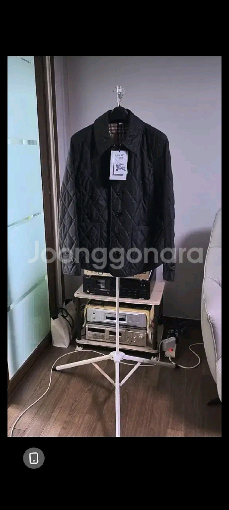 버버리 퀼팅재킷 새상품 XL77~77반까지--8