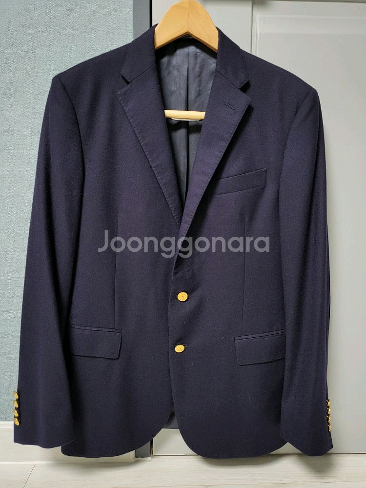 폴로랄프로렌 도스킨 금장 네이비 블레이저 40r--0