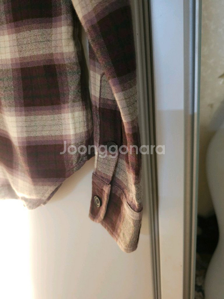 랄프로렌 여자 울 체크셔츠--2