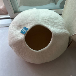고양이 천연양모 숨숨집