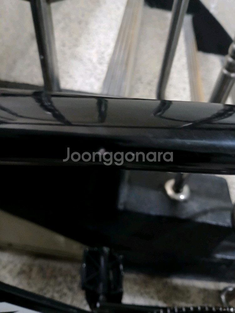 언노운 LV3 검정색 픽시 자전거--2