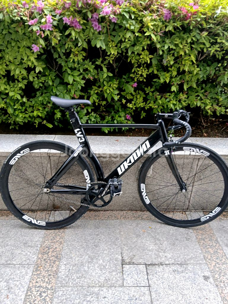 언노운 LV3 검정색 픽시 자전거--0