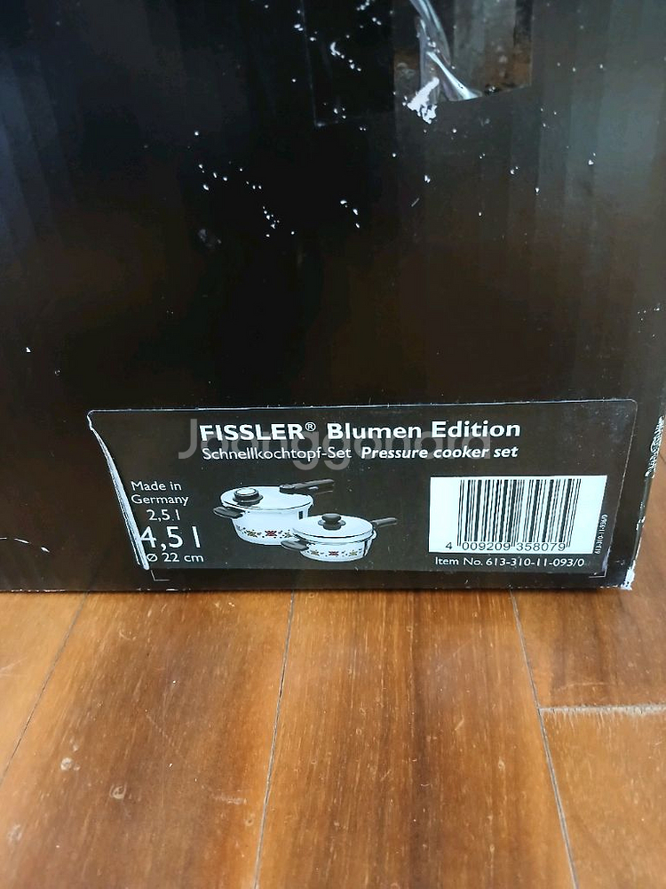 (새상품)휘슬러 블루멘 압력솥 바디와 냄비뚜껑 4.5--6