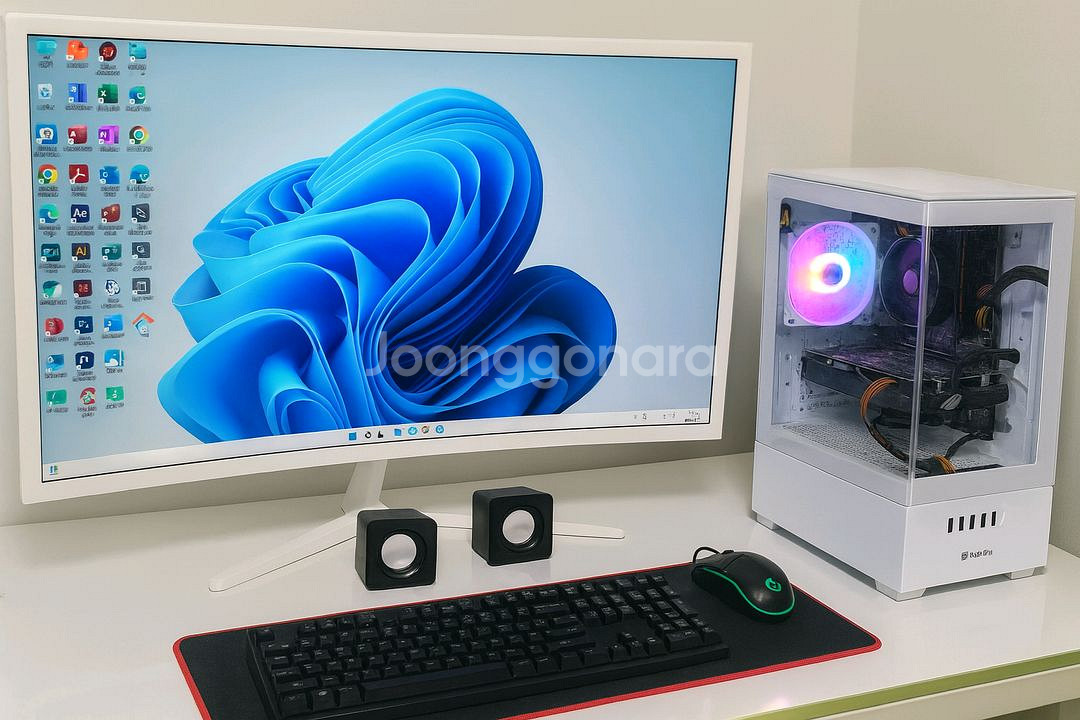 가성비 게이밍 컴퓨터 풀세트 rx570--0