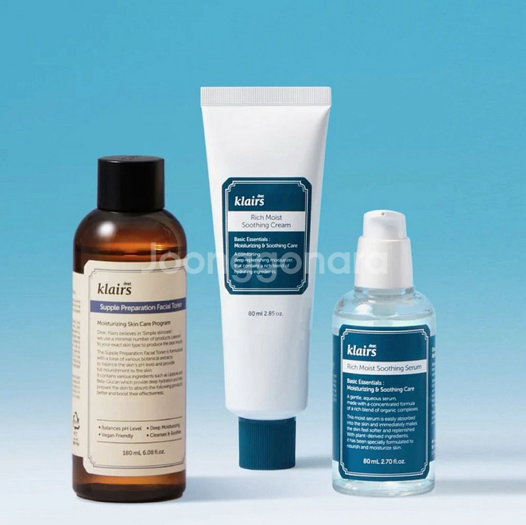 클레어스 수딩토너, 앰플, 크림 일괄 새상품--0