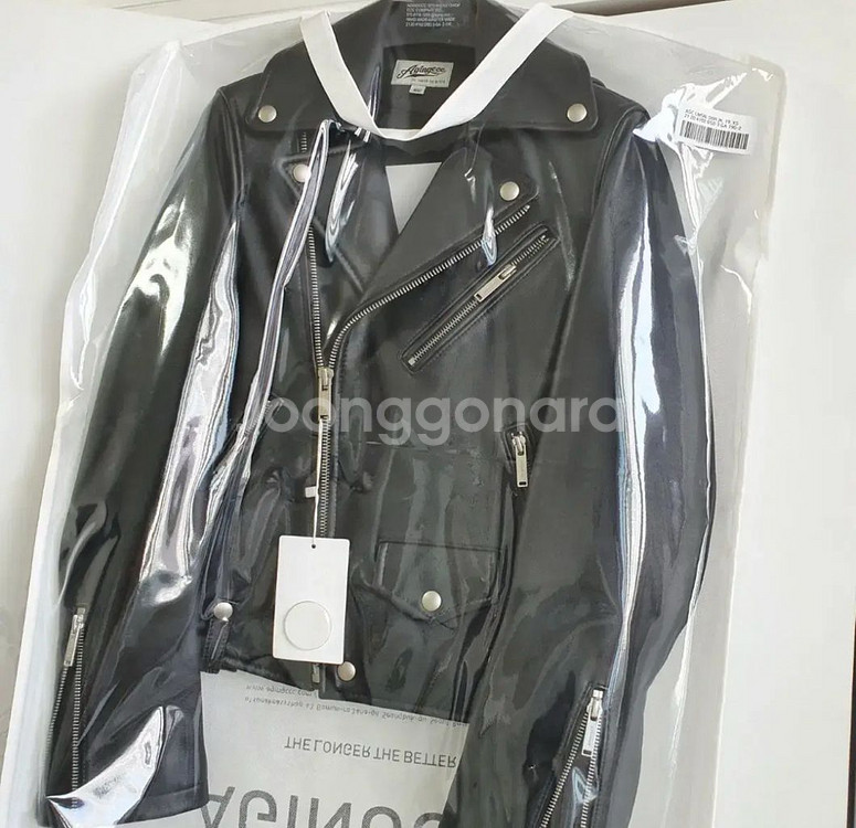 에이징씨씨씨 라이더자켓 xs 새상품--2