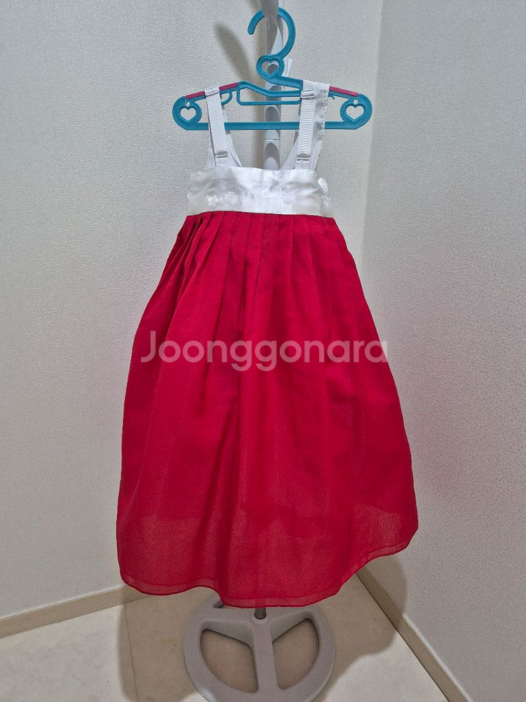 유주부띠끄한복4호우자매한복4호여아한복4호머리띠속치마포함--3