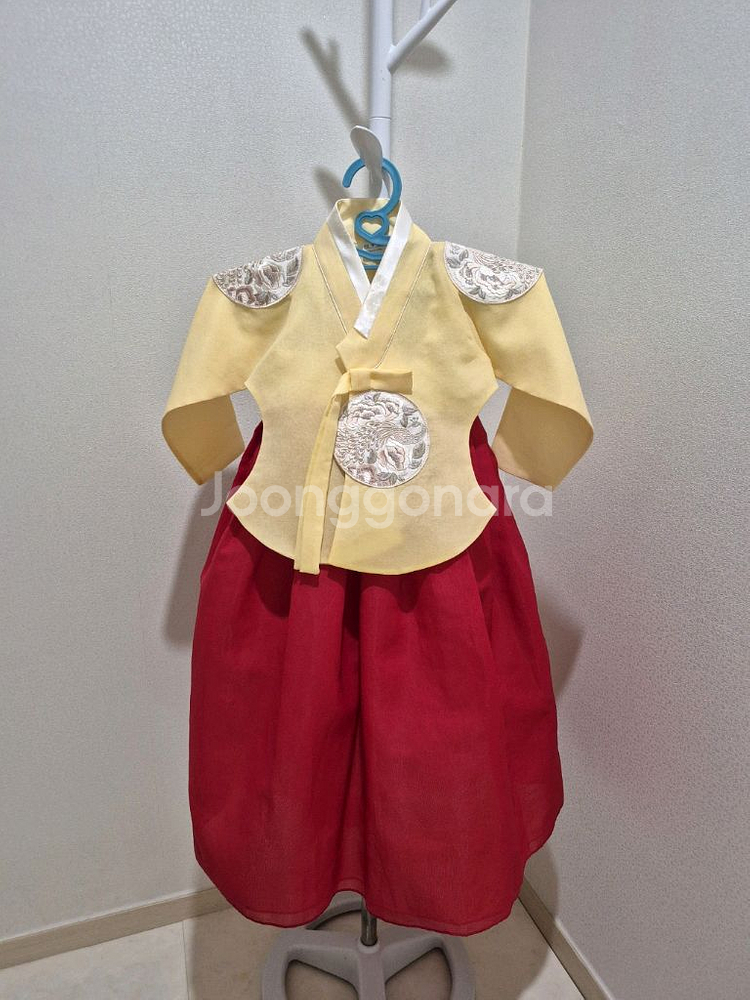 유주부띠끄한복4호우자매한복4호여아한복4호머리띠속치마포함--1