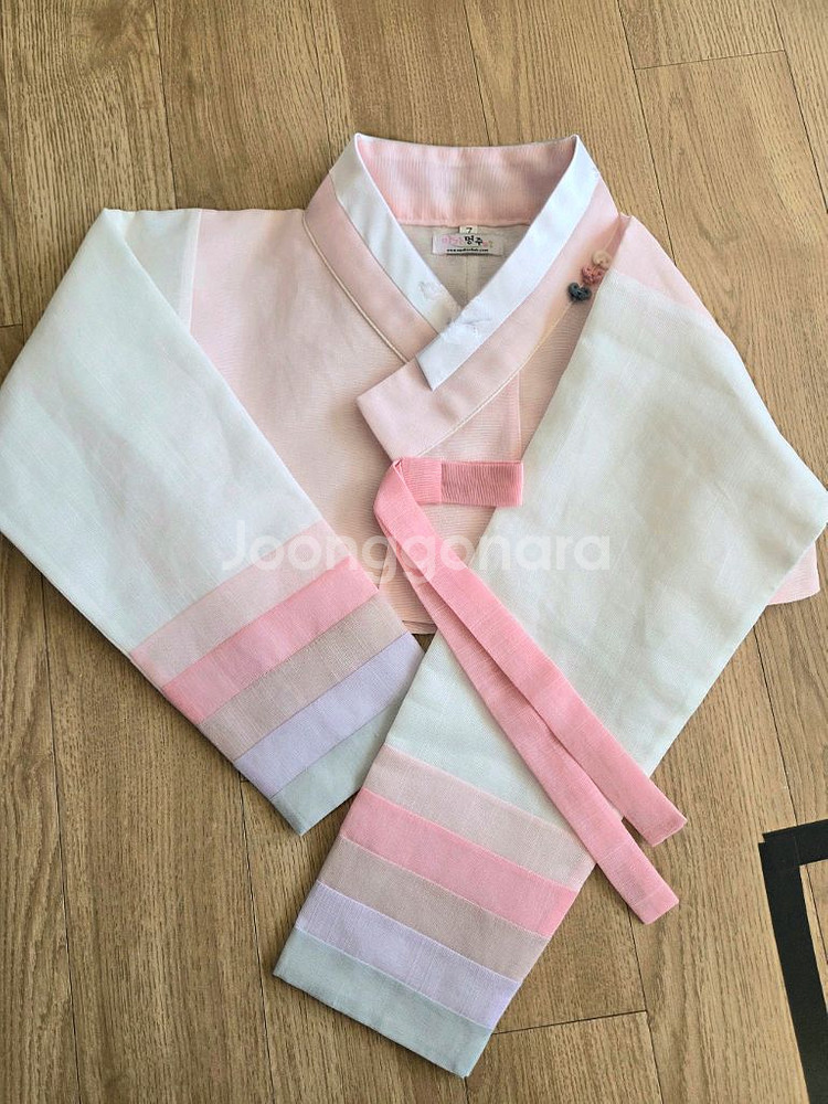 여아 한복 7호 + 댕기--1