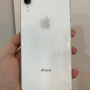 외관깔끔)아이폰XR 화이트 64GB/81% 1075