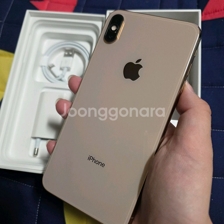 아이폰 XS MAX 512GB 골드 배터리효율 87퍼--3
