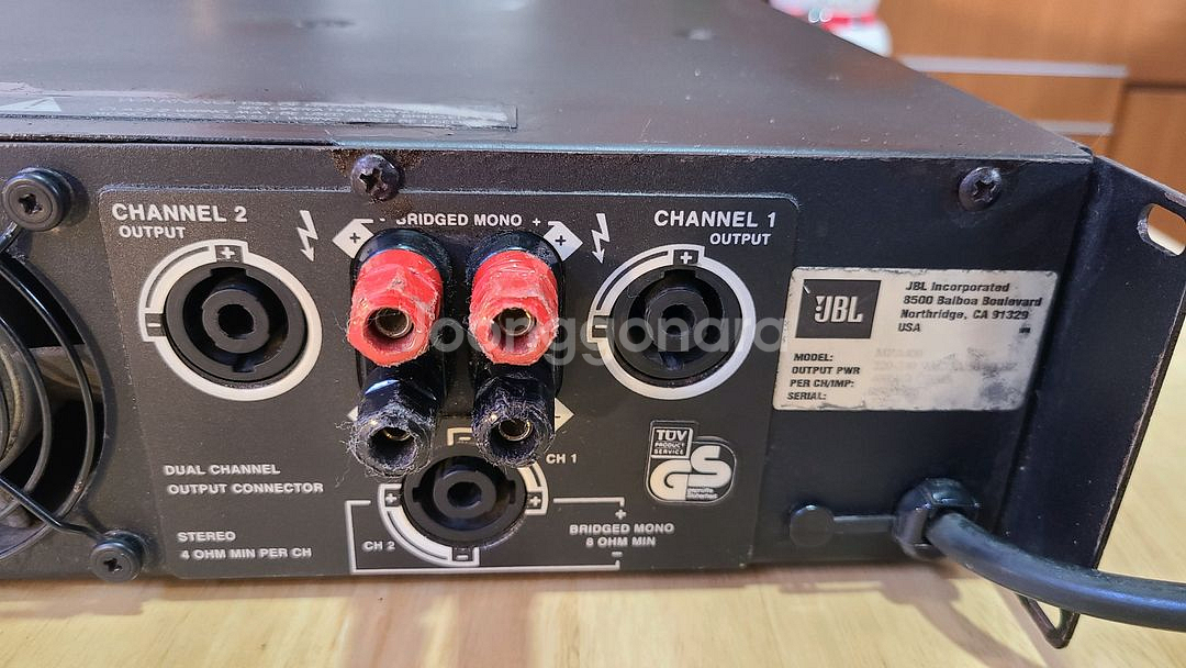 JBL MPA400 Power Amplifier usa--6