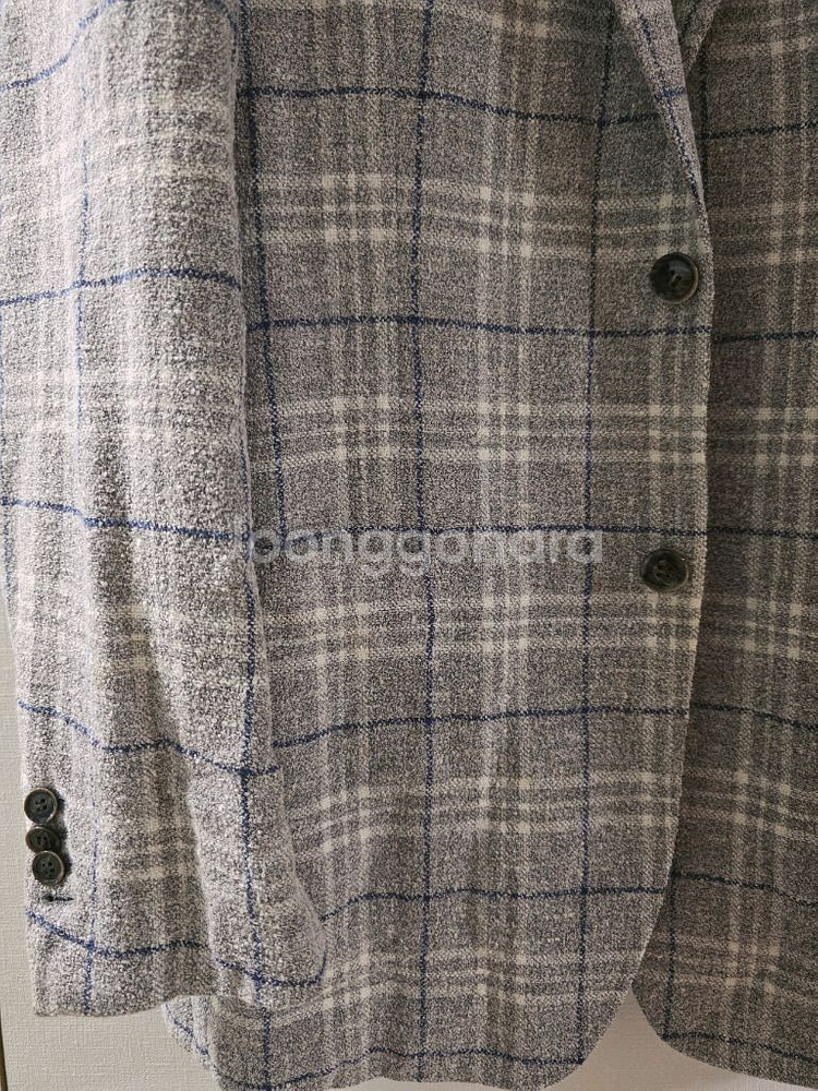 링자켓 블랙라벨 울실린 그레이x네이비 체크 스포츠코트 / (라르디니 맨온더분 수트서플라이 라마르쉐 안드레아서울)--2