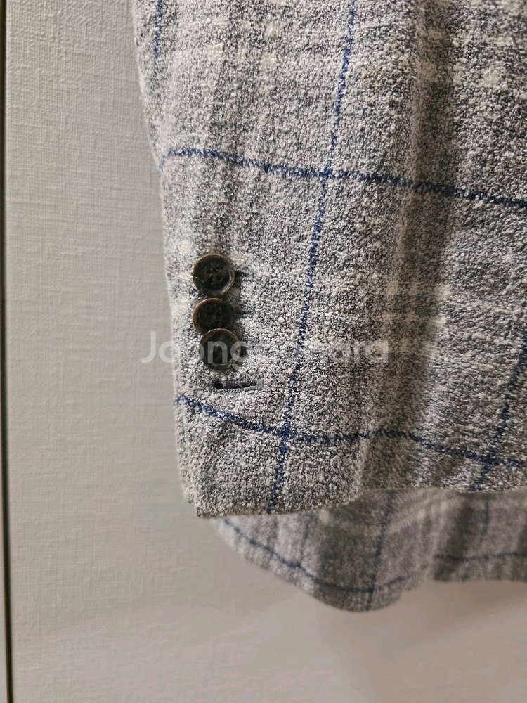 링자켓 블랙라벨 울실린 그레이x네이비 체크 스포츠코트 / (라르디니 맨온더분 수트서플라이 라마르쉐 안드레아서울)--4