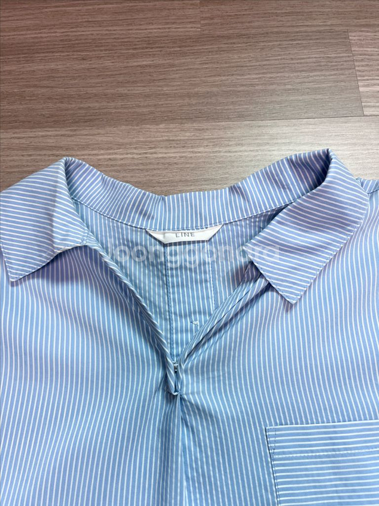 라인 블라우스 / 반값택포--0
