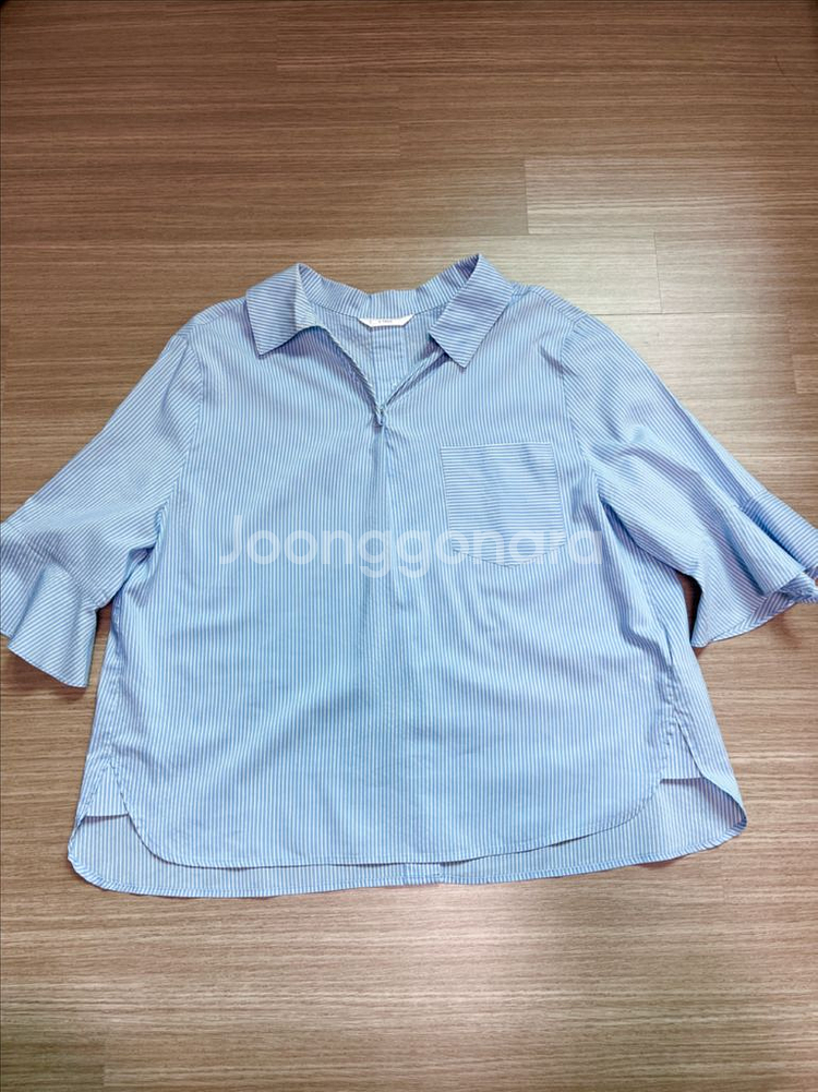 라인 블라우스 / 반값택포--1