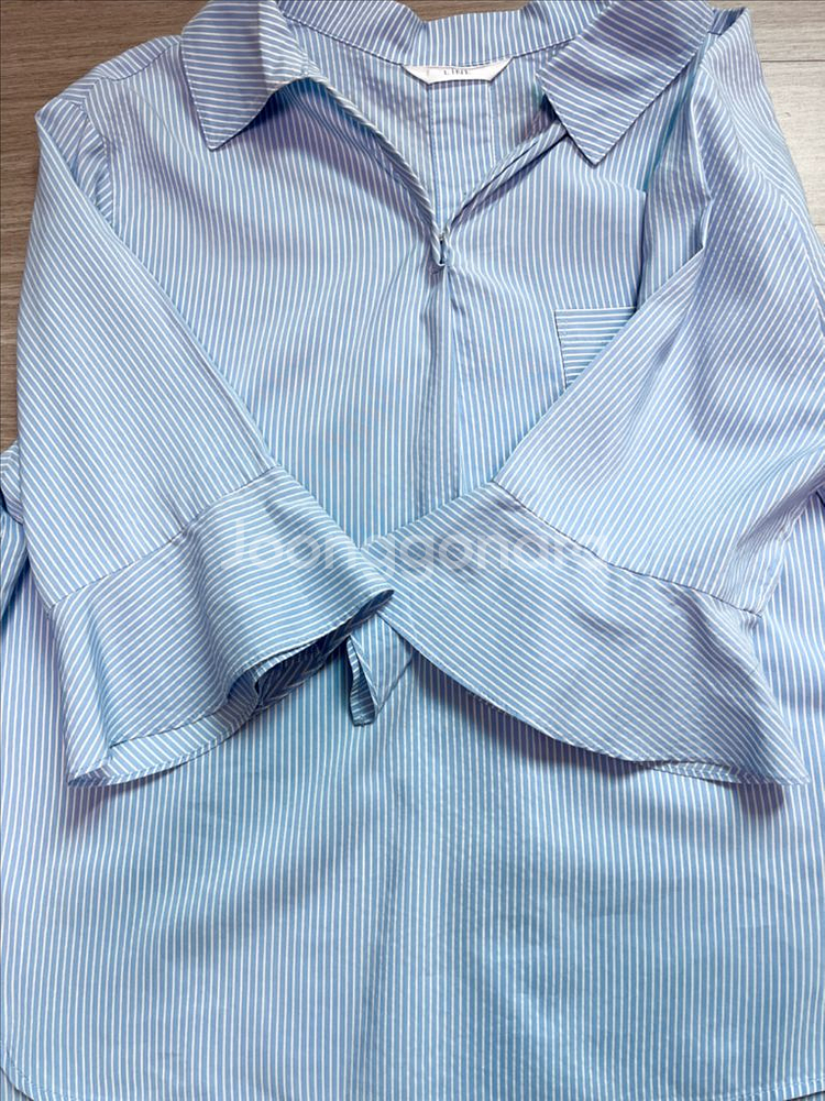 라인 블라우스 / 반값택포--4