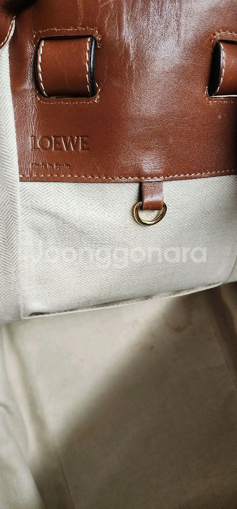 로에베 해먹백 탄컬러 라지--4