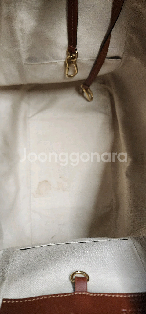 로에베 해먹백 탄컬러 라지--7