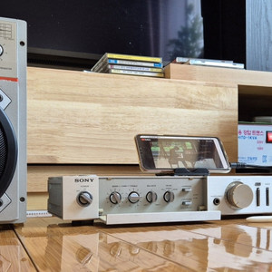 Sony 프리앰프 + 액티브 스피커