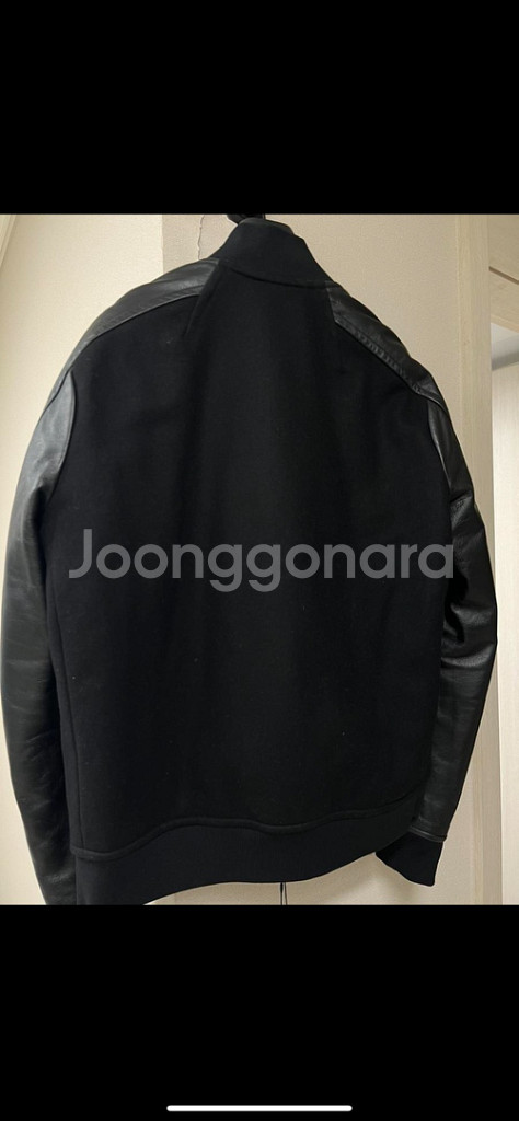 띠어리 가죽 캐시미어 자켓 M--1