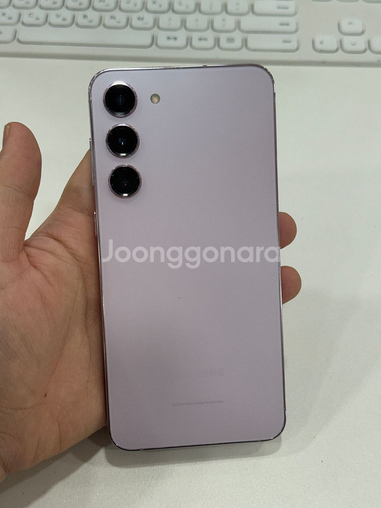 갤럭시S23플러스 라벤더 256GB 미파손 가성비폰--0