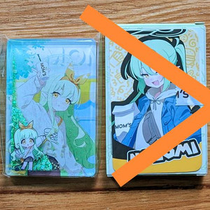 맘스터치 블루아카이브 히카리 아크릴블럭+노조미 포카