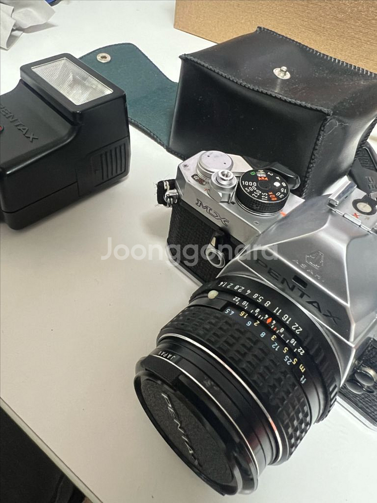 펜탁스 mx + 50mm f1.4렌즈 + 부품용 펜탁스--0