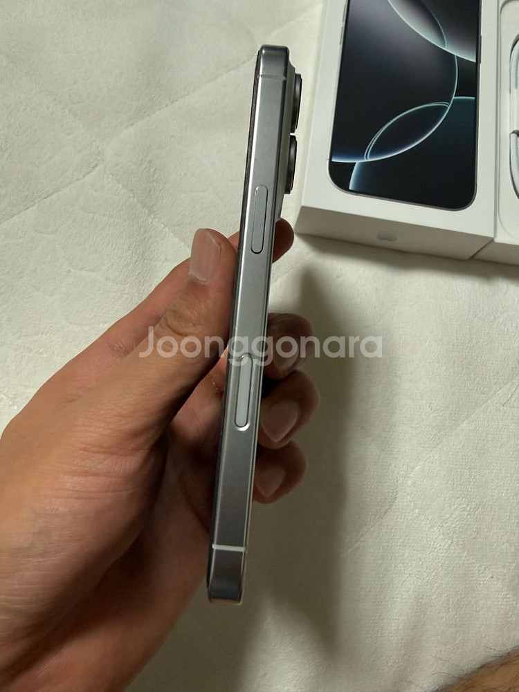 아이폰 16프로 128 화이트 애플케어포함--11