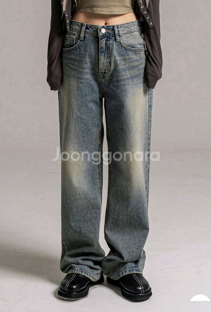 판도라핏 WIDE Armad Jeans 와이드 진 S--0