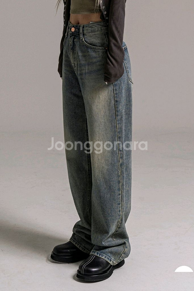 판도라핏 WIDE Armad Jeans 와이드 진 S--1
