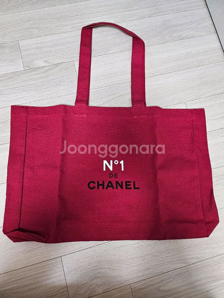 정품) 샤넬 레드 에코백 (코스메틱)--0