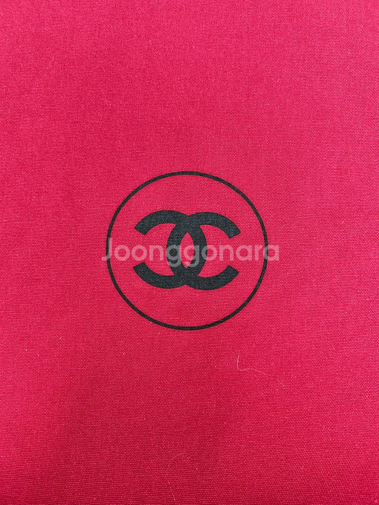 정품) 샤넬 레드 에코백 (코스메틱)--2