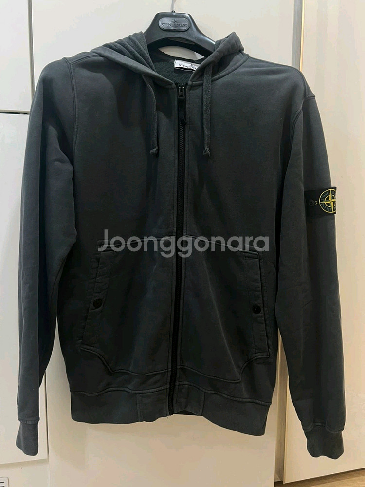 24fw 스톤아일랜드 차콜 후드집업 L (새상품급)--0