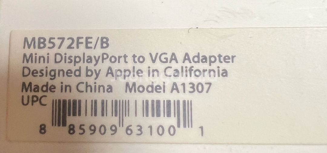 [미개봉 새상품]애플정품 Mini DisplayPort--2