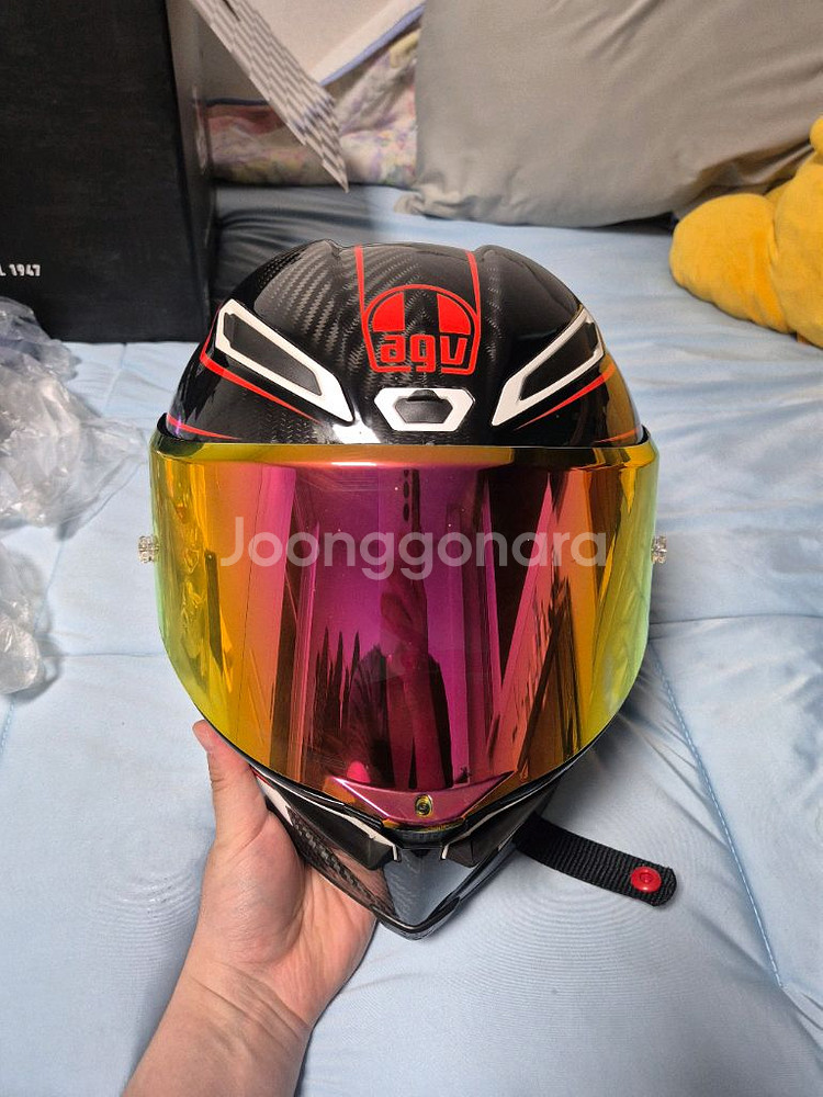 agv 피스타 유로핏 gp rr 카본레드 세나50s 팜--0