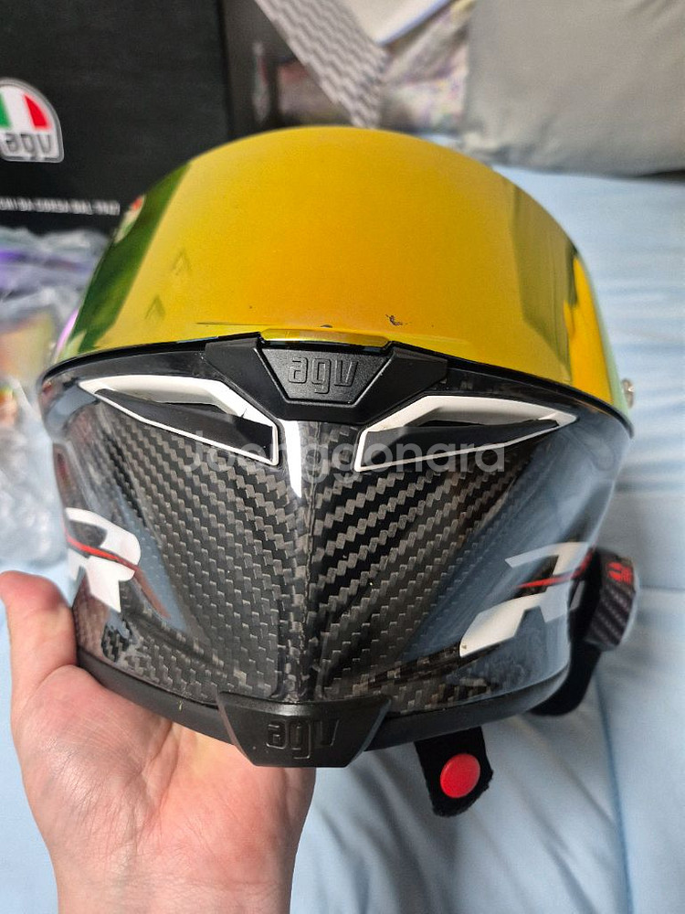 agv 피스타 유로핏 gp rr 카본레드 세나50s 팜--6