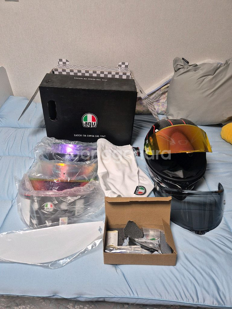 agv 피스타 유로핏 gp rr 카본레드 세나50s 팜--8