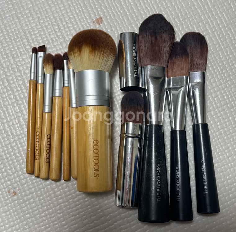 바디샵 에코툴즈 메이크업 브러쉬 일괄 택포--0