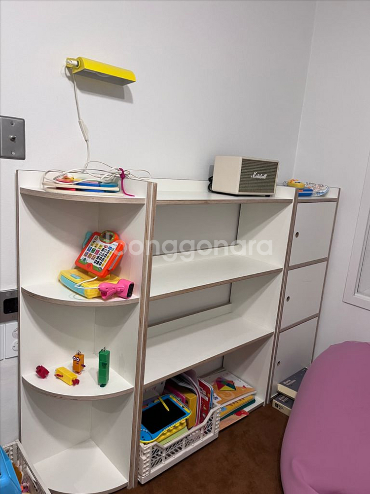 JD홈드레싱 아동 책장 3단--2