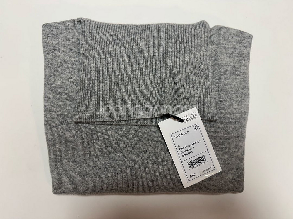 띠어리 힐레스 캐시미어 터틀넥 L XL 정가60--2