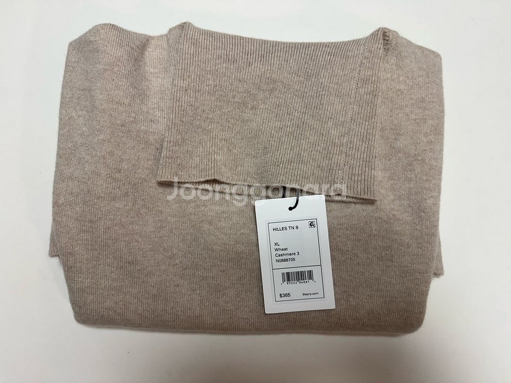 띠어리 힐레스 캐시미어 터틀넥 L XL 정가60--4