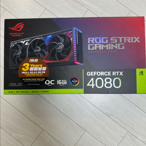 ASUS RTX 그래팍카드 4080 (미개봉 새상품)