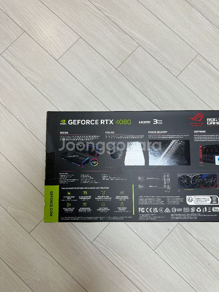 ASUS RTX 그래팍카드 4080 (미개봉 새상품)--2